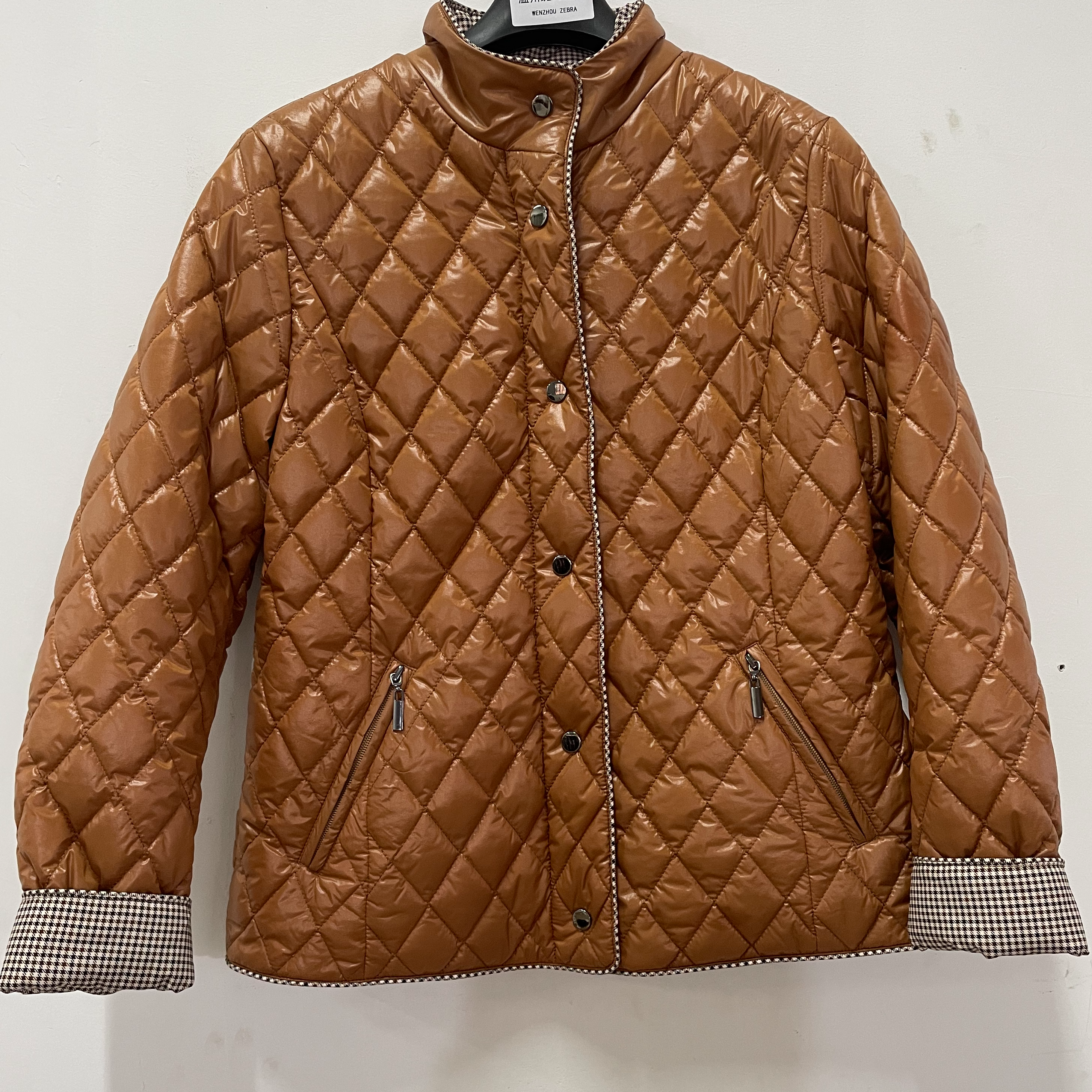 Ladies' reversible cotton padded jacket