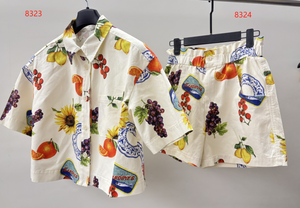 lady's shirt+women's shorts